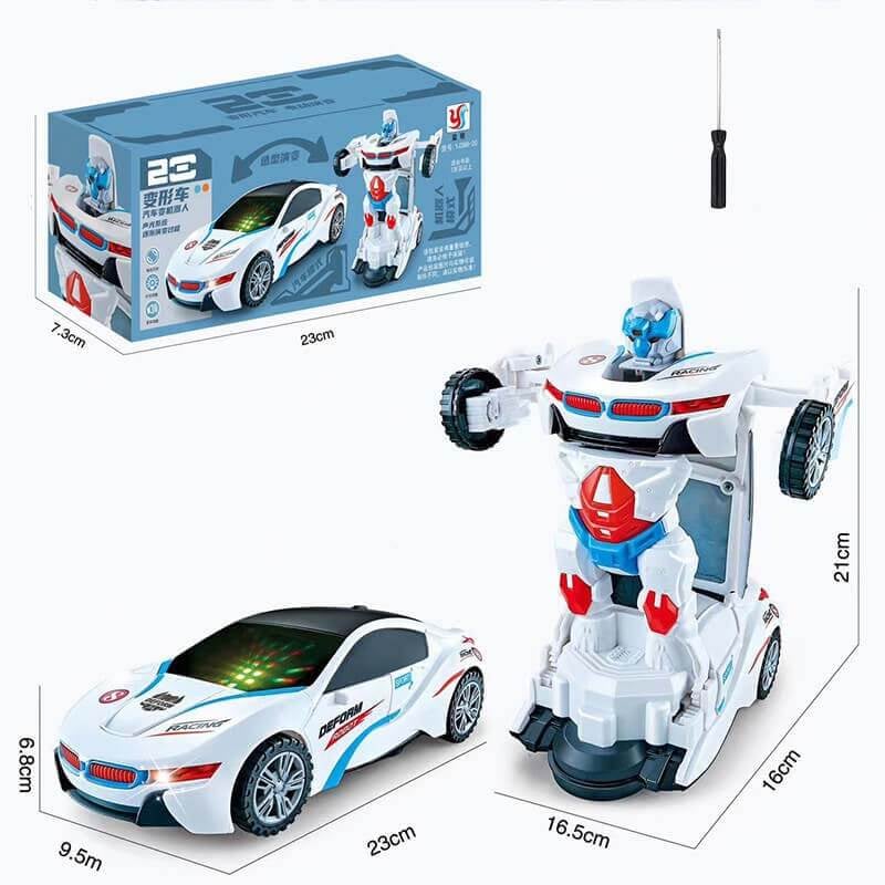 🎁Christmas Hot Sale 49% OFF🔥Electric Universal Deformation Police Toy Car🚗