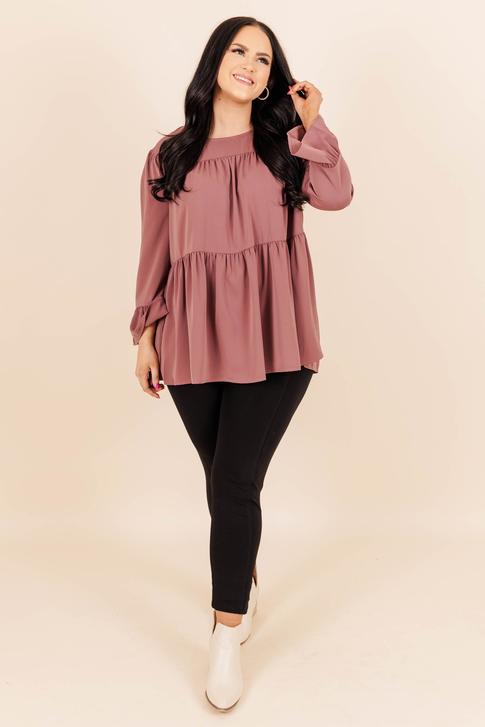 Day Dreaming About You Top. Mauve