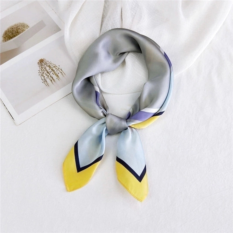 Small Square Scarf Neck Protector Korean Suit Small Scarf