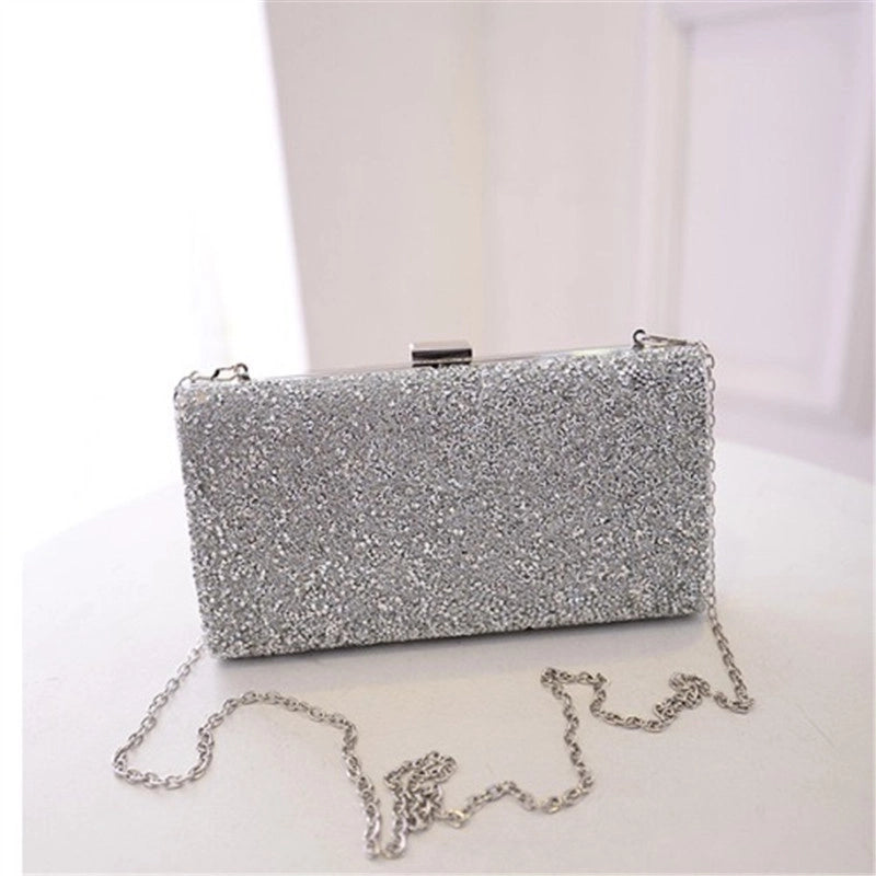 Silk Solid Color Square Evening Bags