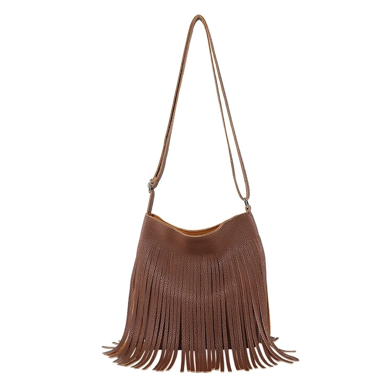 Women's Pu Leather Solid Color Basic Vintage Style Square Magnetic Buckle Shoulder Bag Crossbody Bag