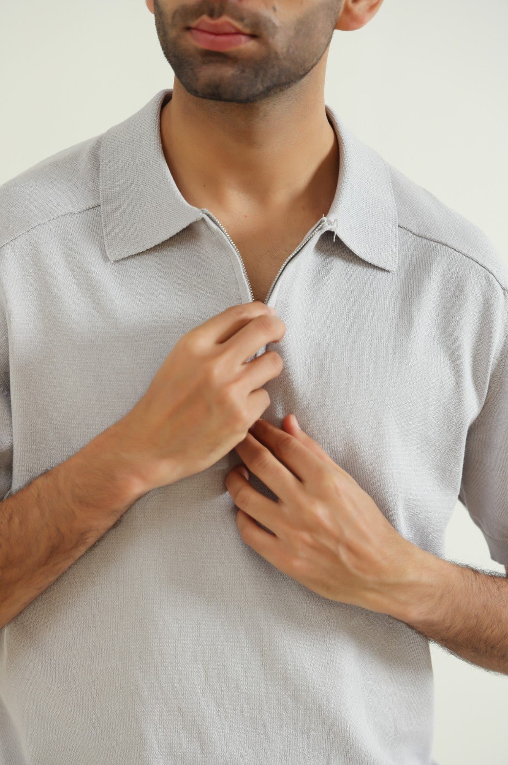 KNIT POLO SHIRT