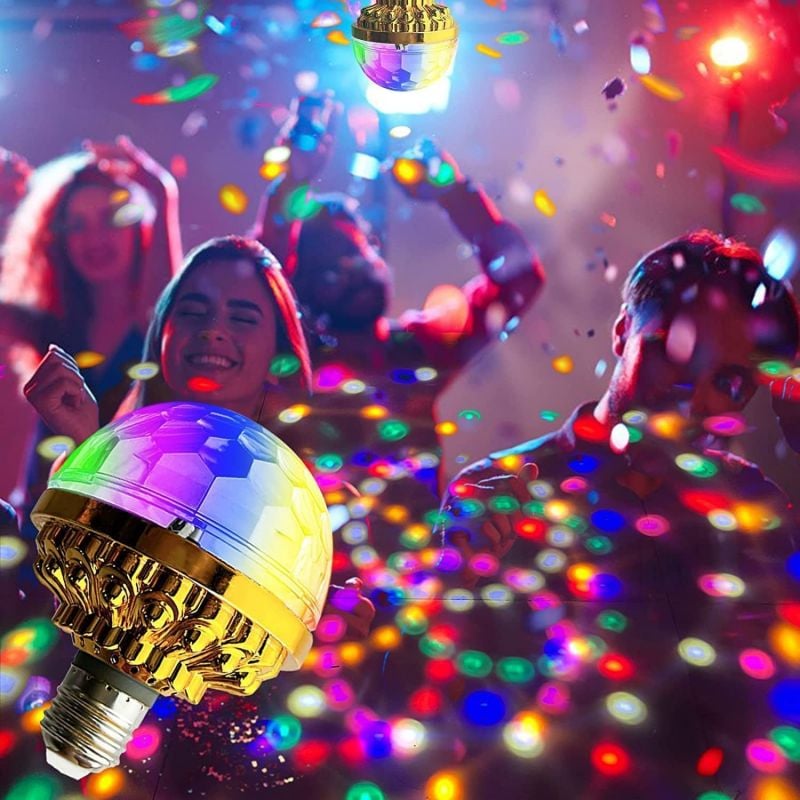 Bunte rotierende Disco-Leuchte
