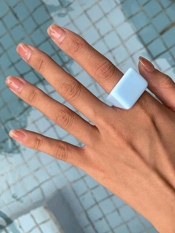 Stylish Resin 8 Colors Geometric Ring