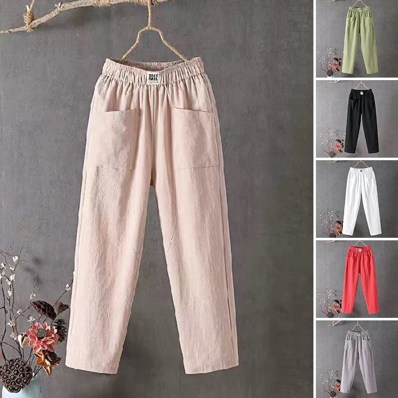 Último Día 49% OFF🎁Pantalones Sueltos de Mujer