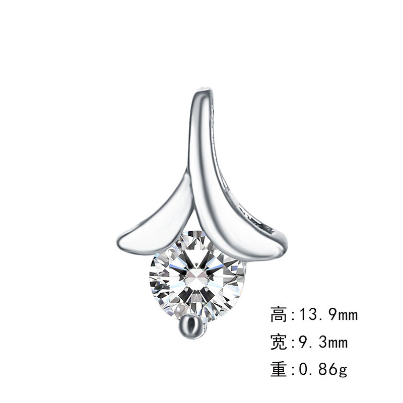 Women Minimalist Metal Heart Silver Electroplating Necklaces