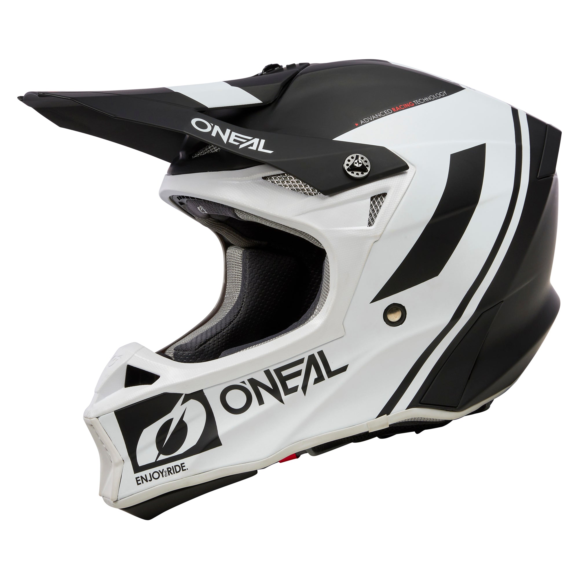 10 SRS Flow V.23 Helmet Black/White