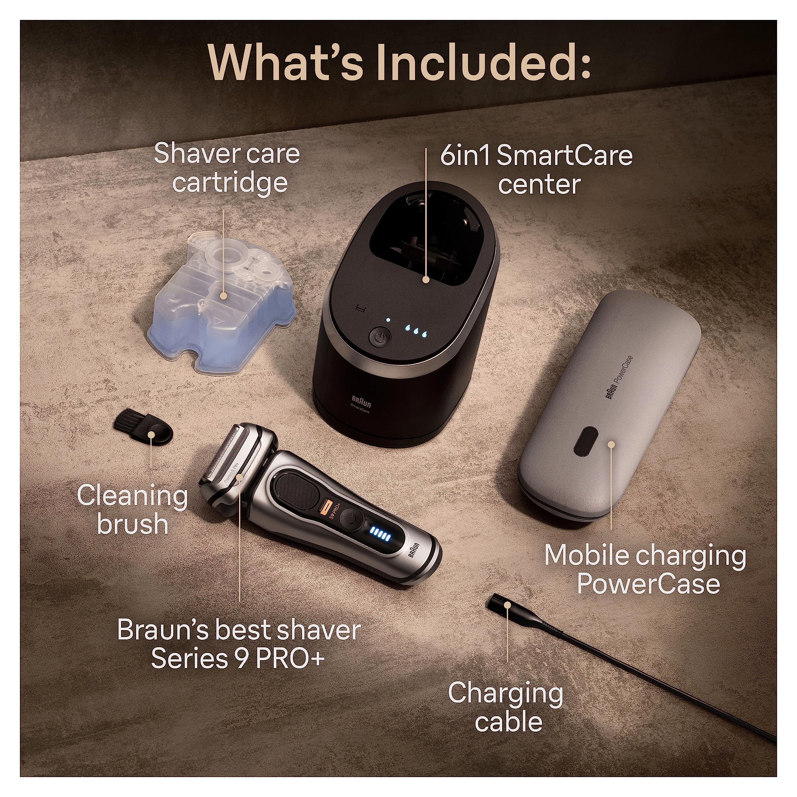 Black Friday Limited Offer🖤Buy 1 Get 1 Free🎁Braun Series 9 PRO+ Electric Shaver for Men