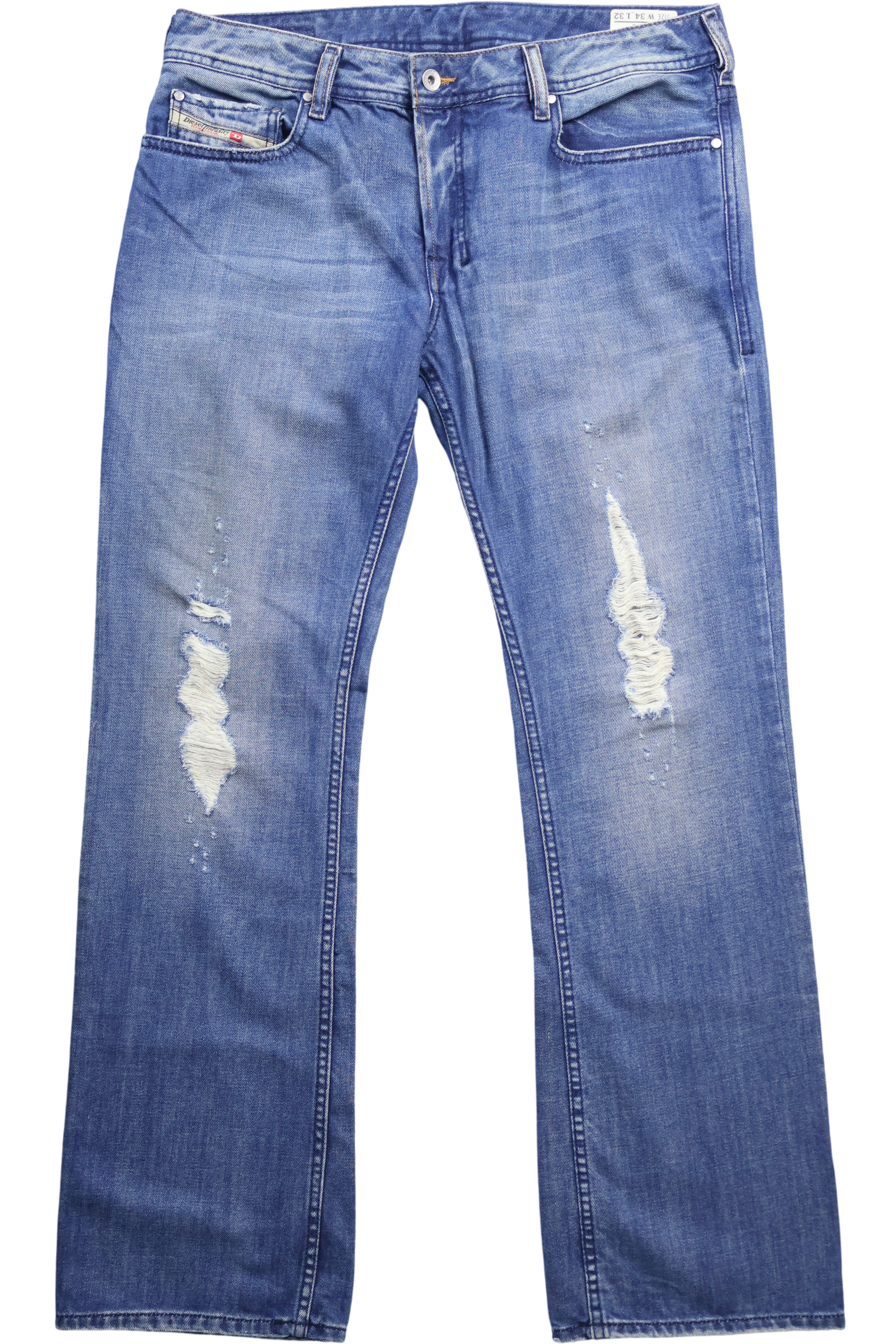 Distressed Diesel Denim Jeans