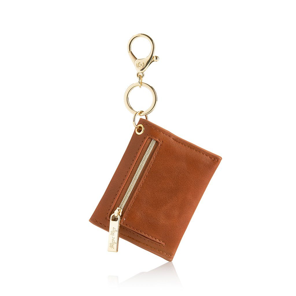 Mini Wallet Card Holder and Key Chain Charm