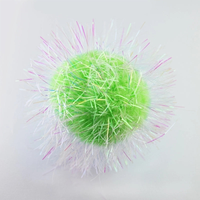 Mixed Color Ring Paper Ball Pet Toys Holiday Supplies