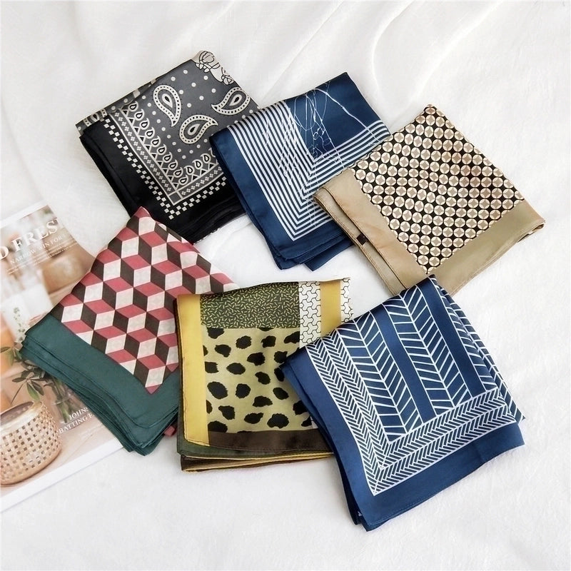Small Square Silk Fashion Scarf