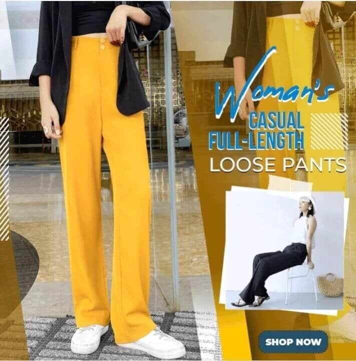 🎉WOMAN'S CASUAL FULL-LENGTH LOOSE PANTS