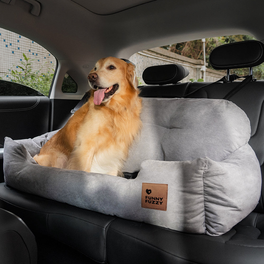 Travel Bolster Safety Medium Large Dog Car Back Seat Beds