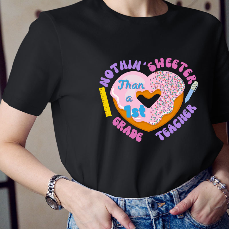 Personalized Nothing Sweeter Than A Teacher T-Shirt