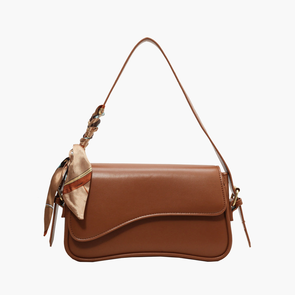 Textured Niche  Autumn Shoulder Crossbody Square Bag