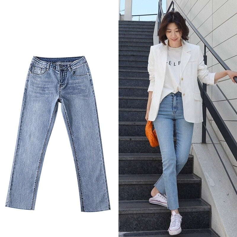 Autumn Denim Pants Jeans For Women