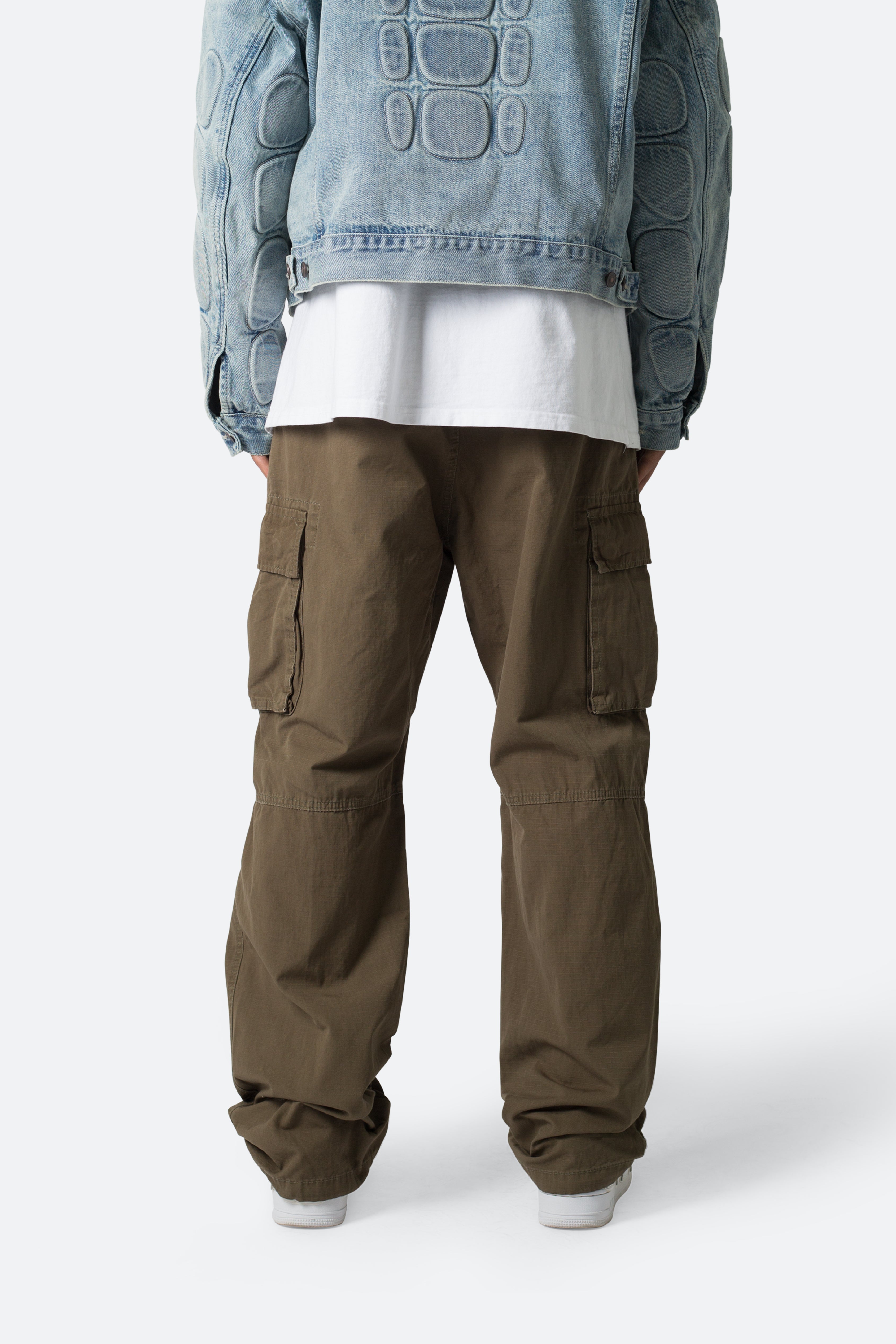 Ultra Baggy Vintage Cargo Pants - Olive