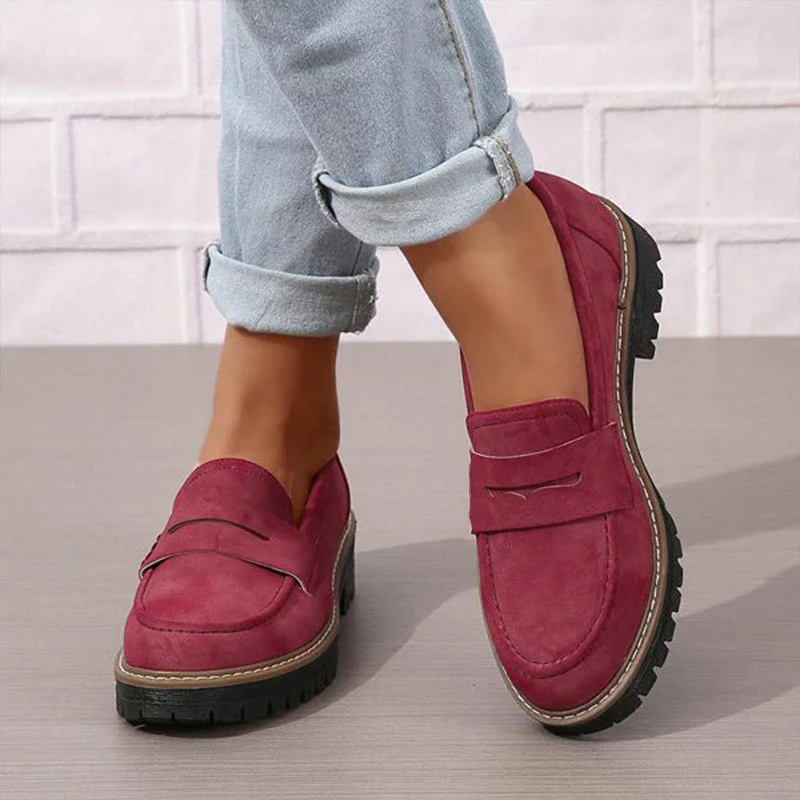 💥Hot Sales-49% OFF🌿Women's Comfortable Chunky Slip On Platform Loafers