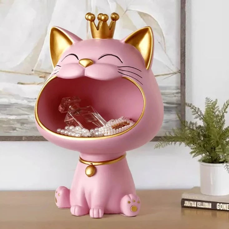 Lucky Cat Storage Bin