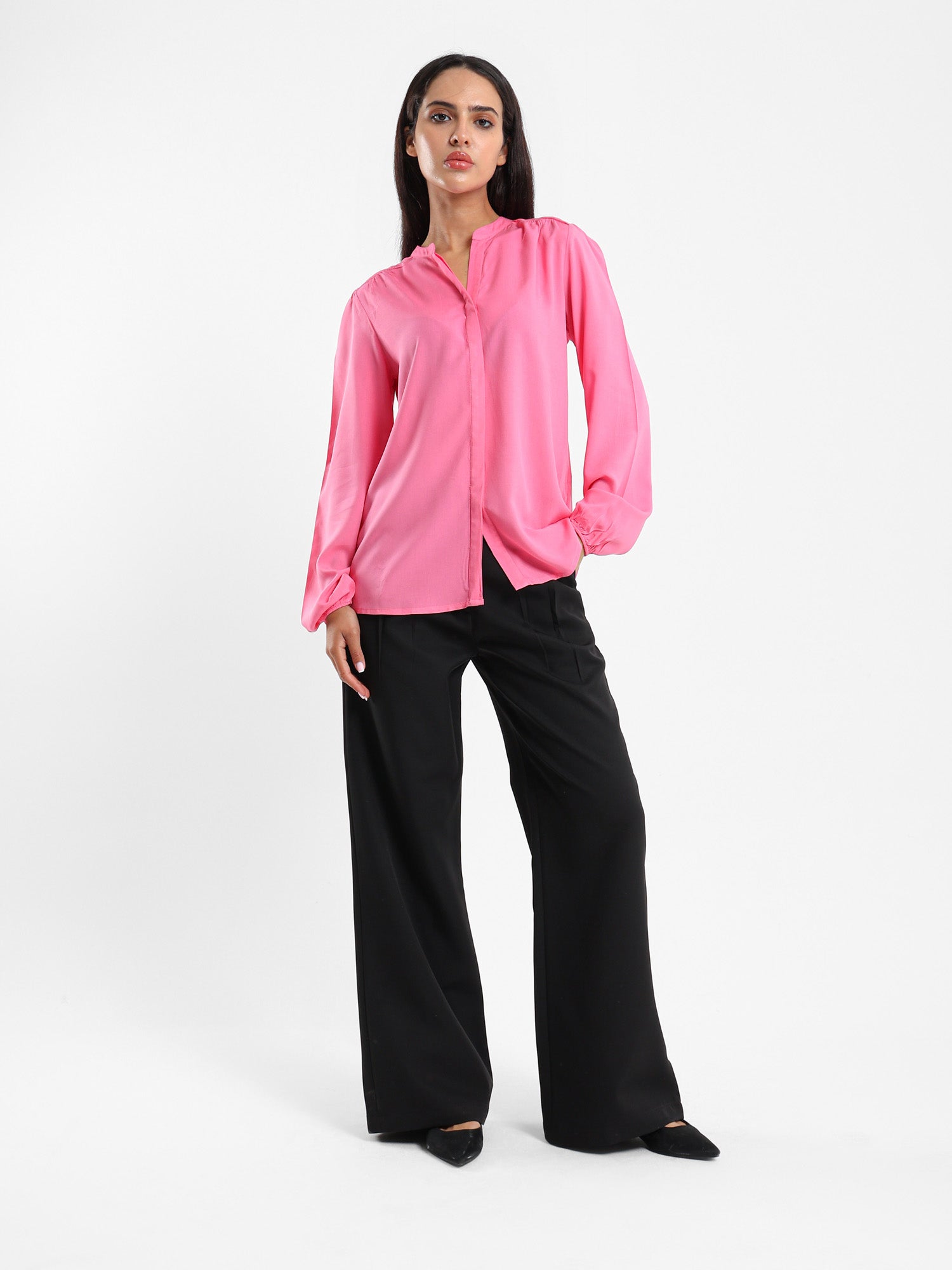 Tailored Pleated Pants