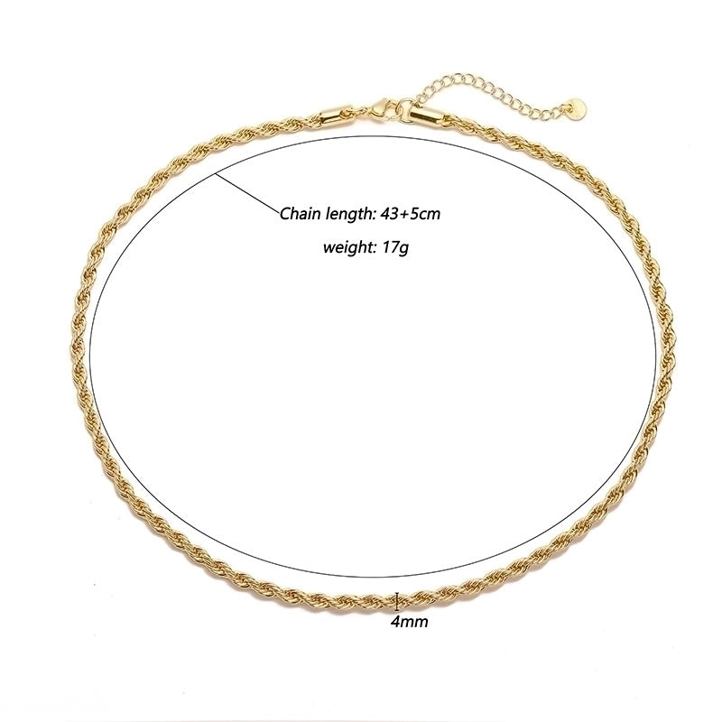 Stainless Steel IG Style Minimalist Plating Solid Color Necklace