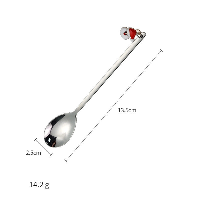 Christmas Christmas Christmas Tree Santa Claus Elk Stainless Steel Tableware