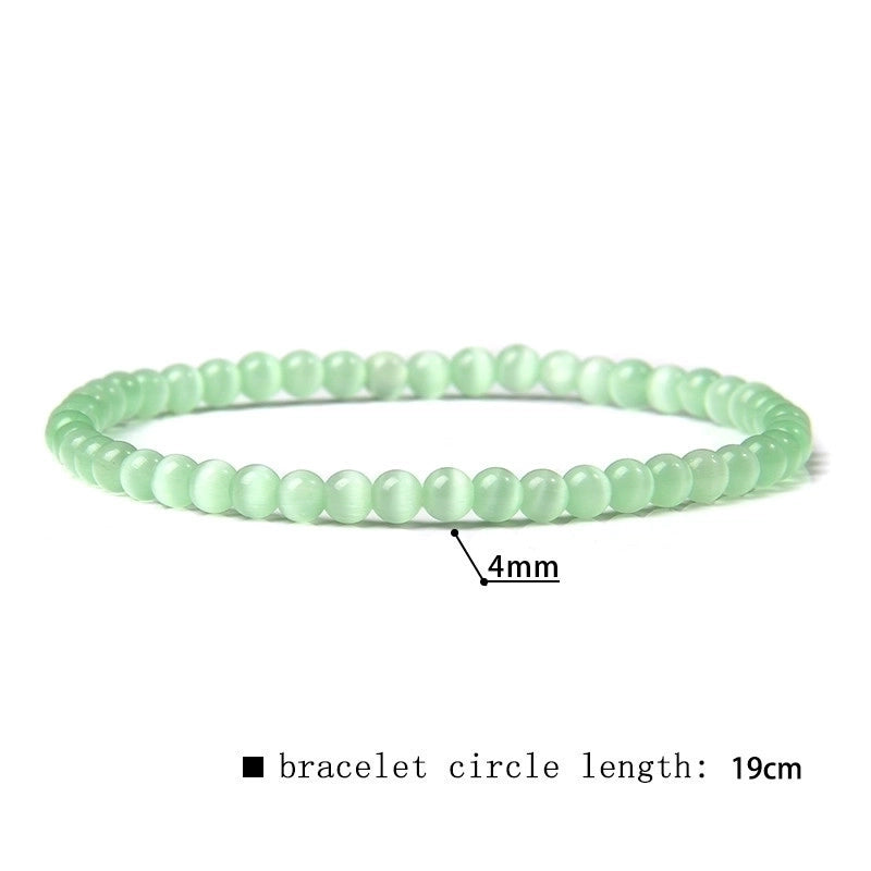 Minimalist Marble Natural Stone Beaded Bracelets