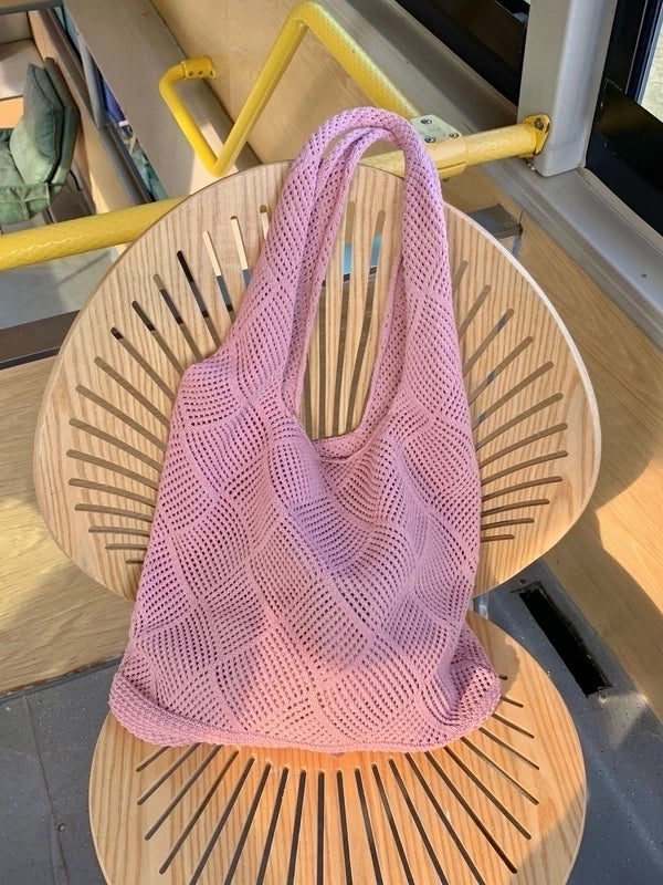 Women's Medium Polyester Solid Color Cute Square Open Underarm Bag