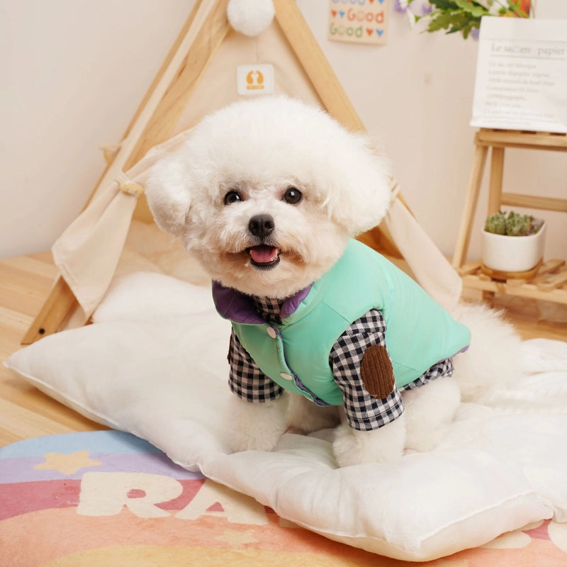 Casual Polyester Solid Color Pet Clothing