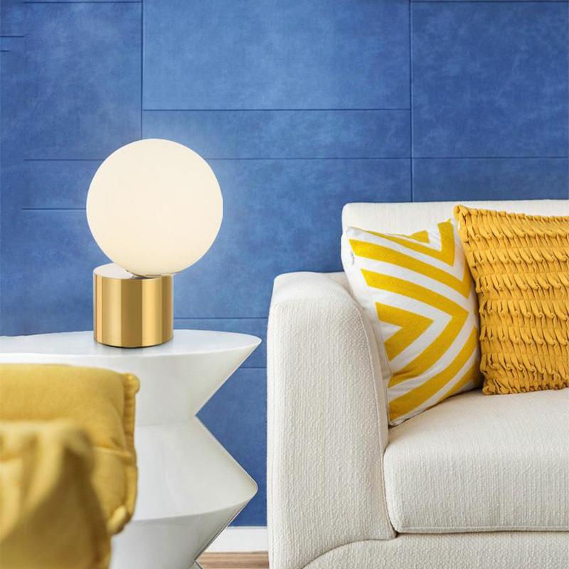 Elthine | Modern Table Lamp with Brass Base