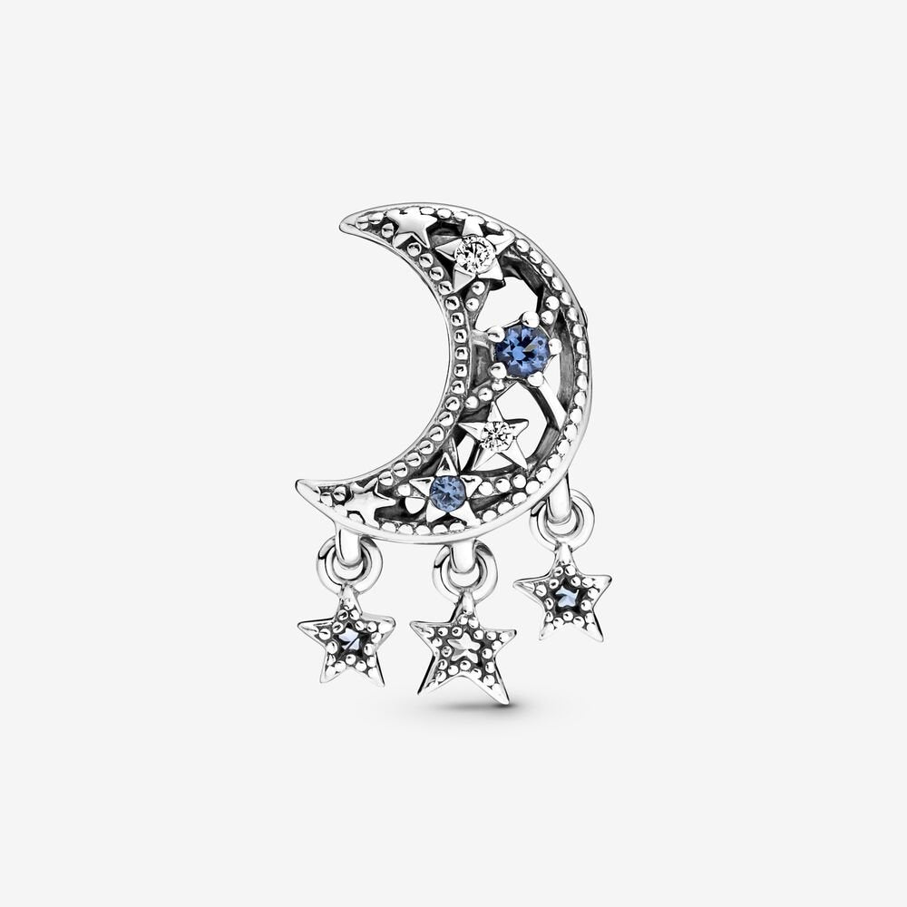 Star and Crescent Moon Pandora Charm