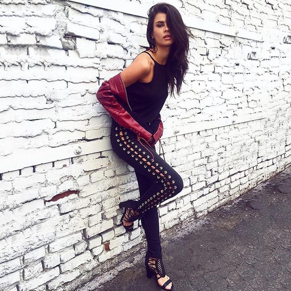 Side Laced Jeans