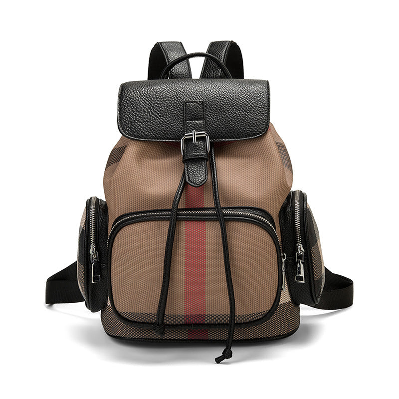 Retro Drawstring  Multi-Functional Leisure Backpack