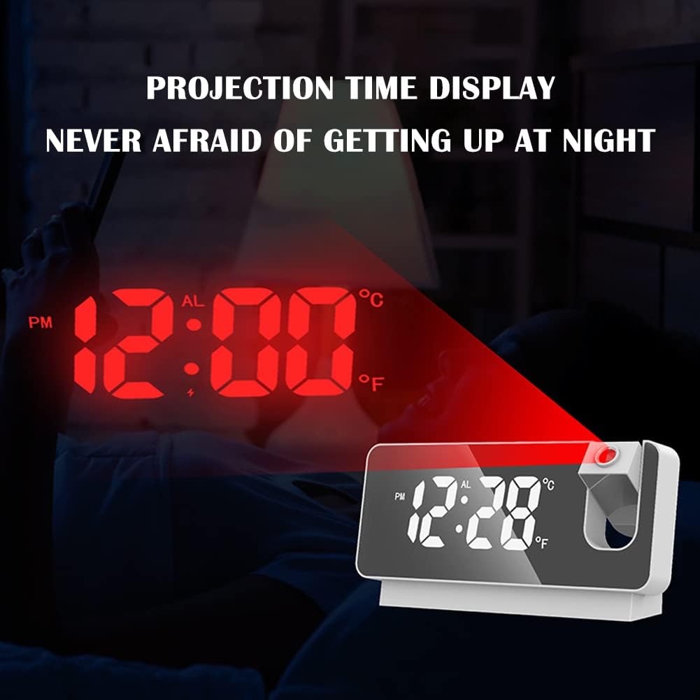 💥Big Sale-Digital Projection Alarm Clock with Time Projection