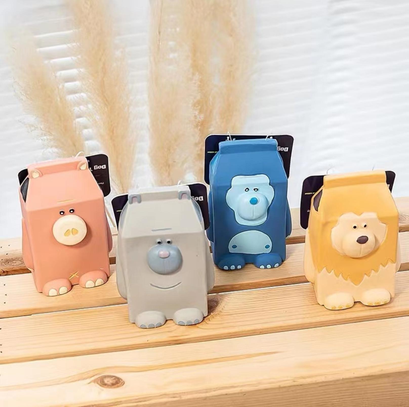 Latex Dog Toy Chewing and Sounding - Box Friend Boredom Buster