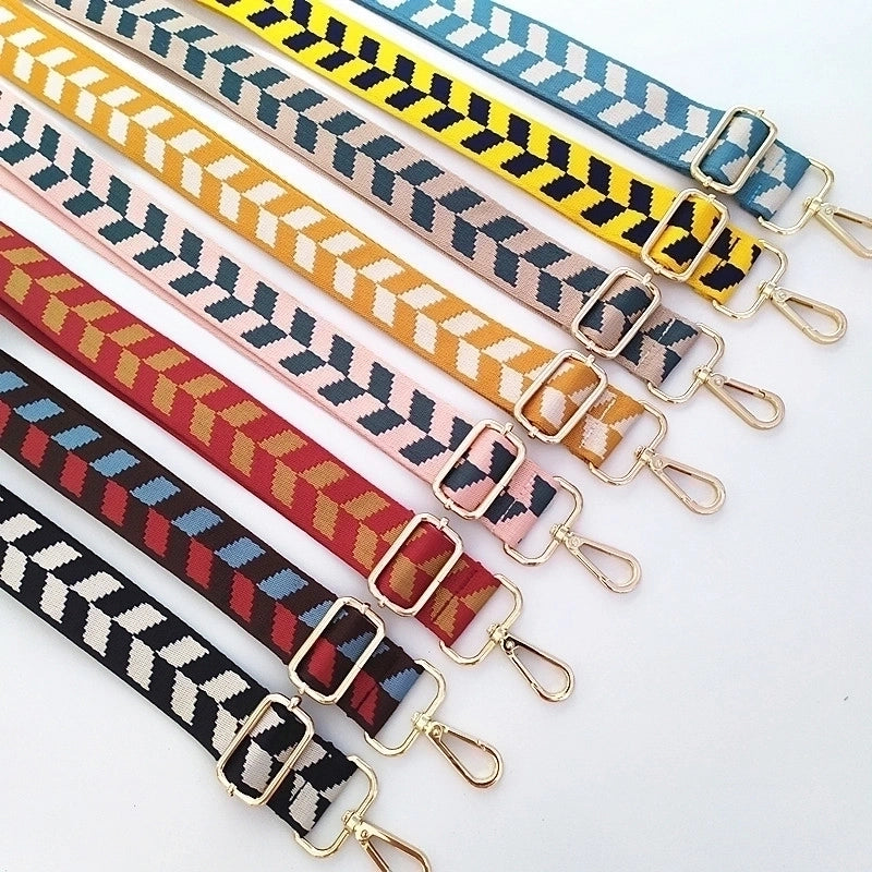 New Colorful Narrow Goods Purse Accessories Bag Strap Adjustable Shoulder Messenger Bag Long Strap Replacement Burden Reduction Wide Shoulder Strap