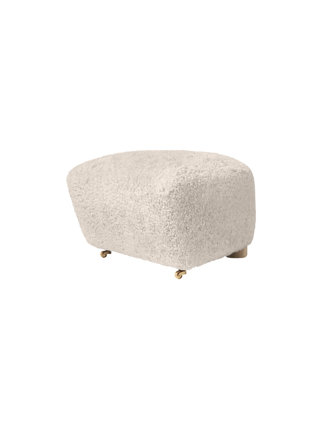 Tired Man Ottoman. Sheepskin