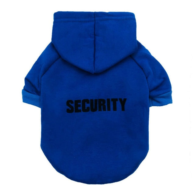 Security Printed Dog Cat Hoodies
