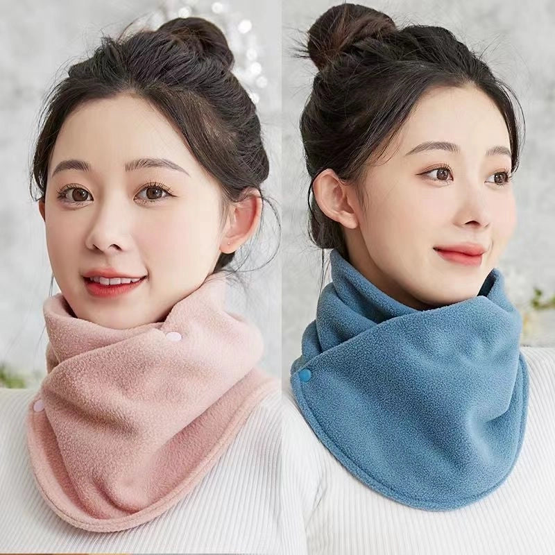 Winter Velvet Thickened Warm Neck Protection Scarf For Men And Women Riding Cold-proof Windproof Multifunctional Scarf Neck Set