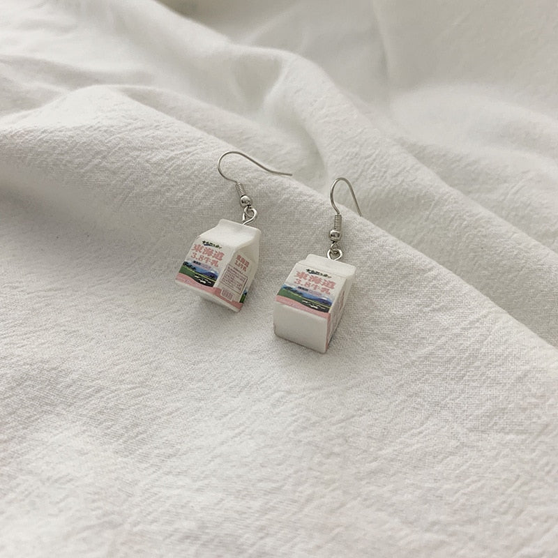 Milk Box Earrings