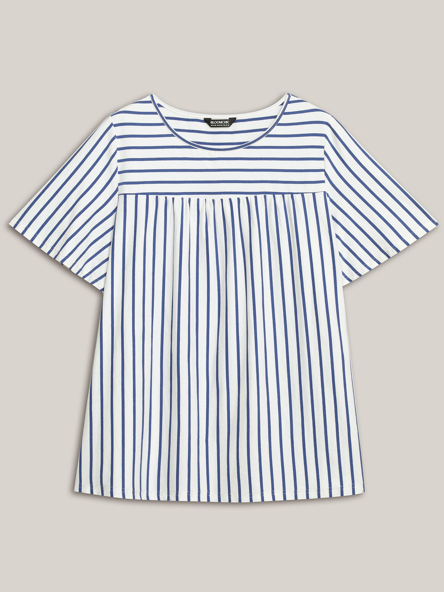 Stripes Everywhere Round Neck T-Shirt