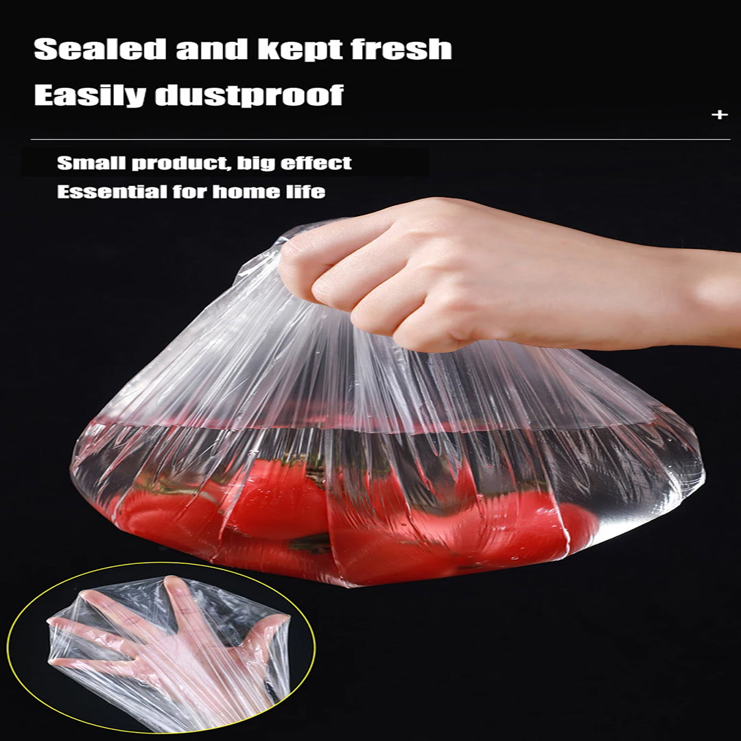 Disposable Plastic Wrap Food Grade 100Pcs