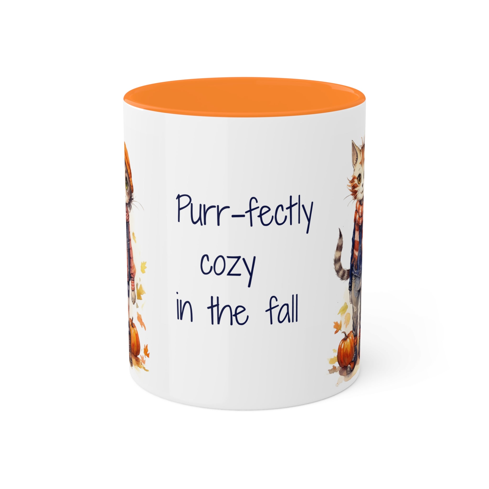 Finn & Olive Cozy Fall Kitties Mug