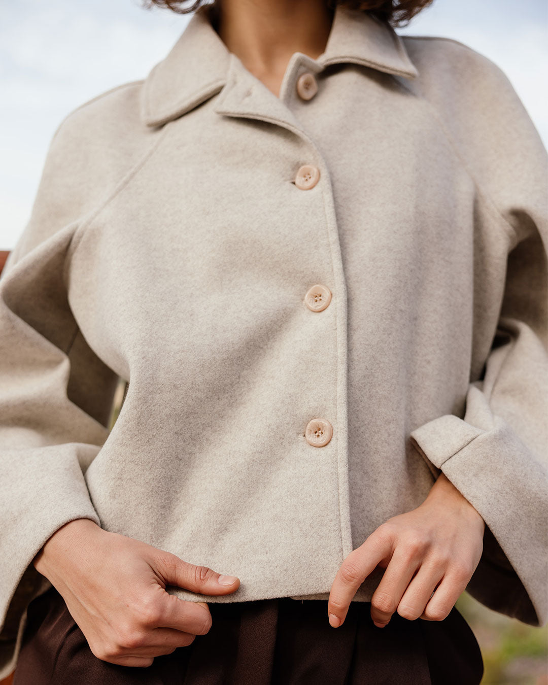 Women Winter cropped Jacket