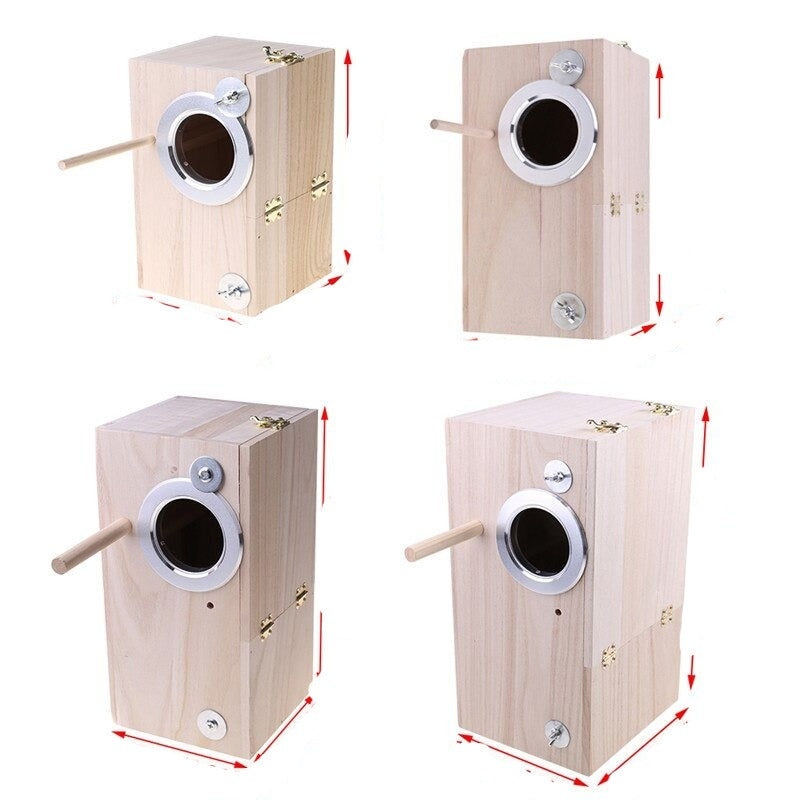 Wooden Bird Breeding Box