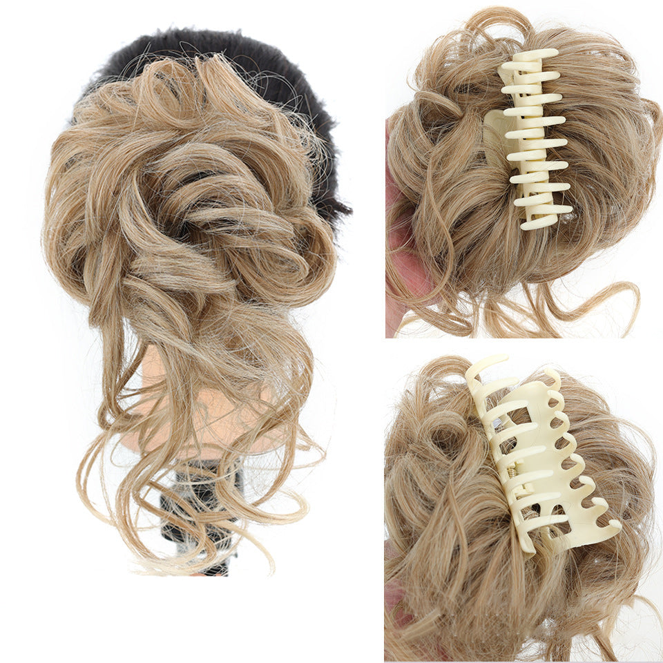 💥Hot Sale 💥- Haarstuk voor rommelige knot. golvende krullende chignon paardenstaart voor dagelijks gebruik