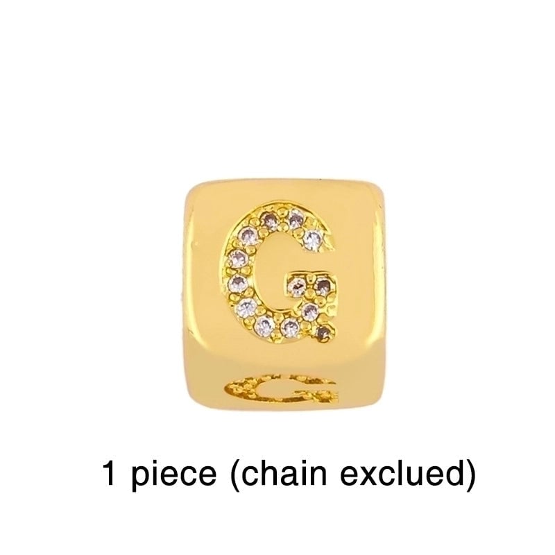 Fashion Letter Copper 18k Gold Plated Artificial Gemstones Bracelets In Bulk
