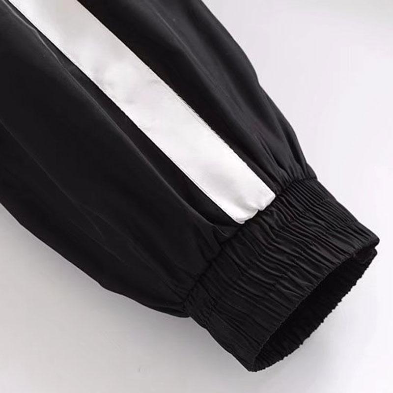 High Waisted Single Stripe Trouser