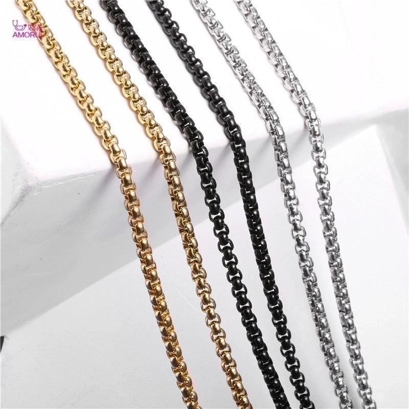 Minimalist Heart Shape Stainless Steel Plating Pendant Necklace 1 Piece